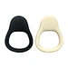 penguin ring teether natural rubber